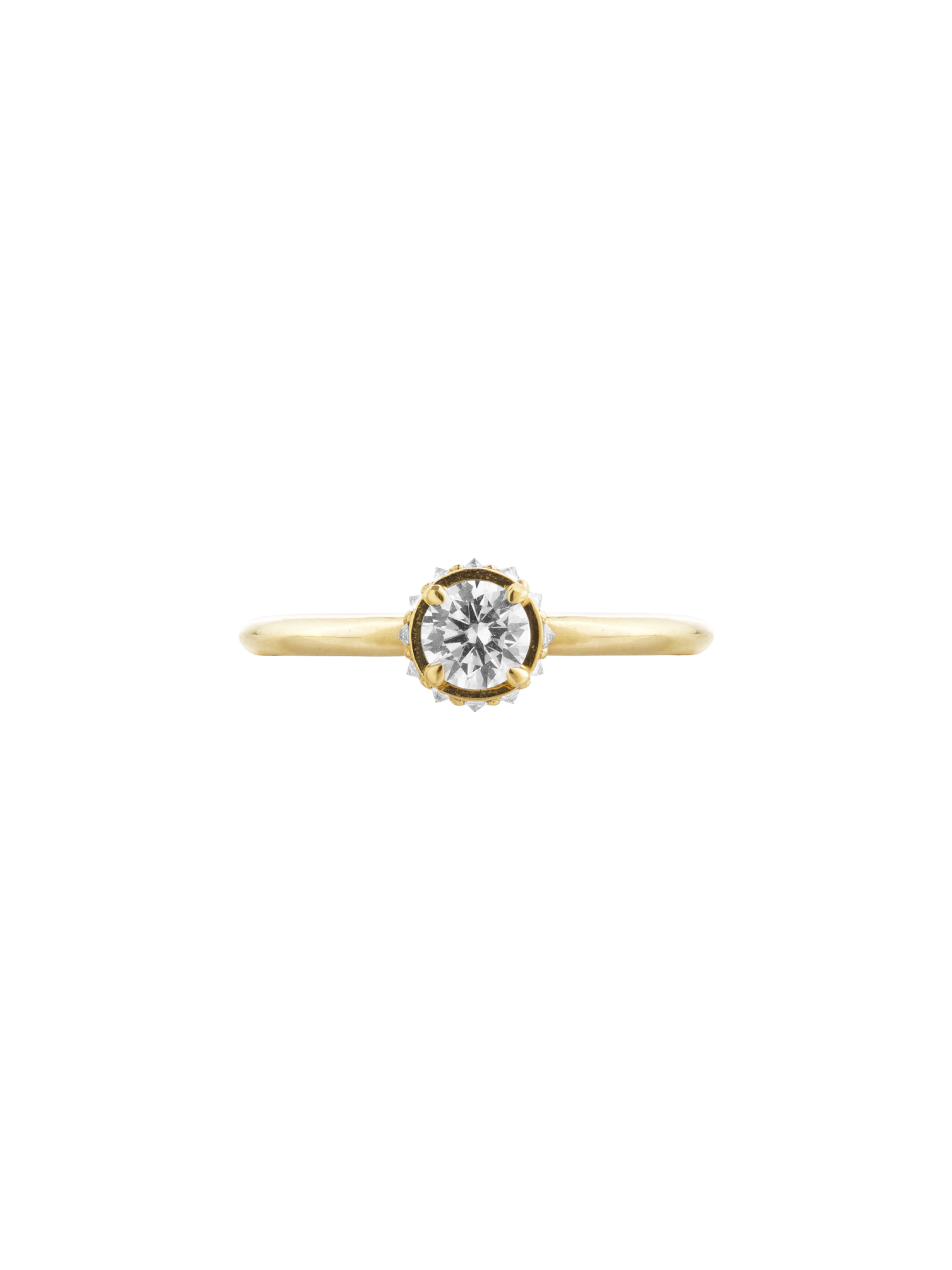 Cosmos ring solar, 0,41 ct total, yellow